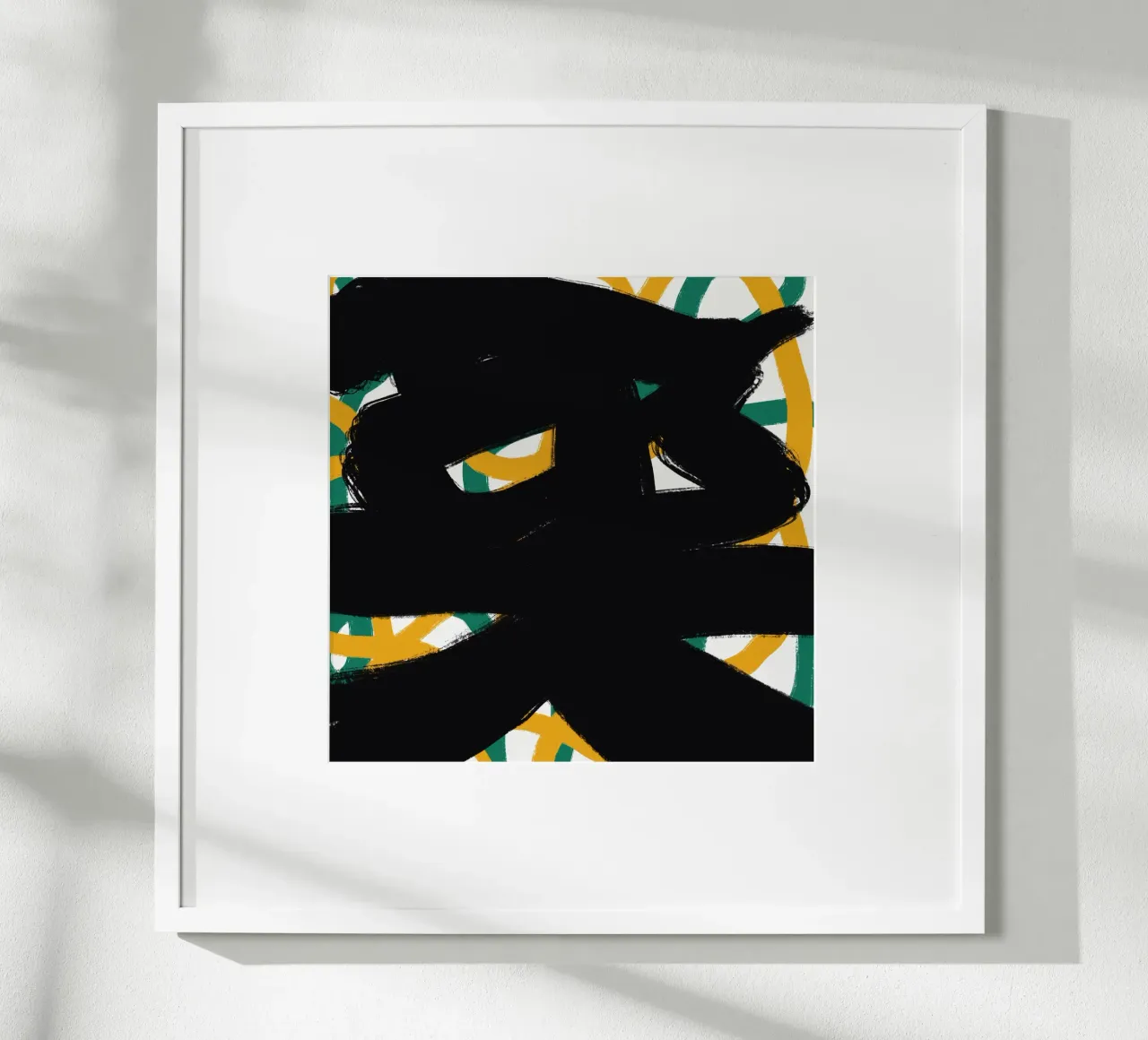 Calligrafia asiatica espressiva 05 poster da Little Dean