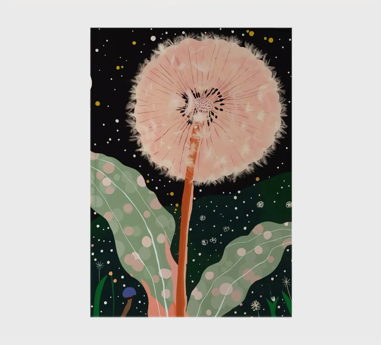 Night Dandelion notebook by ArtsySesta