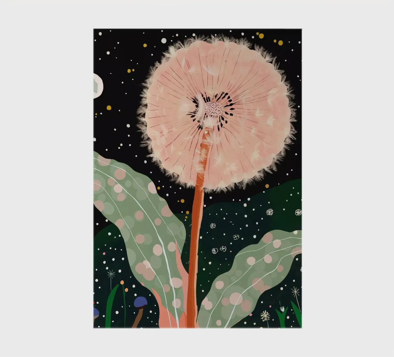 Night Dandelion notebook by ArtsySesta