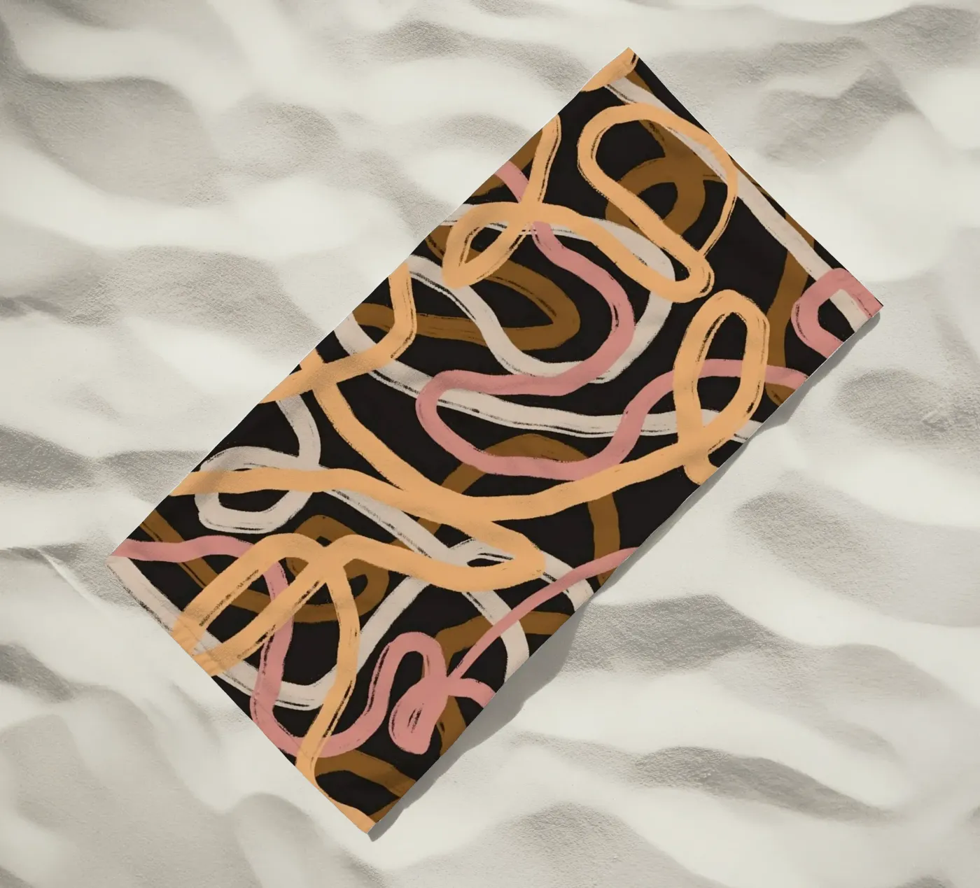 Verworren Strandtuch von Little Dean