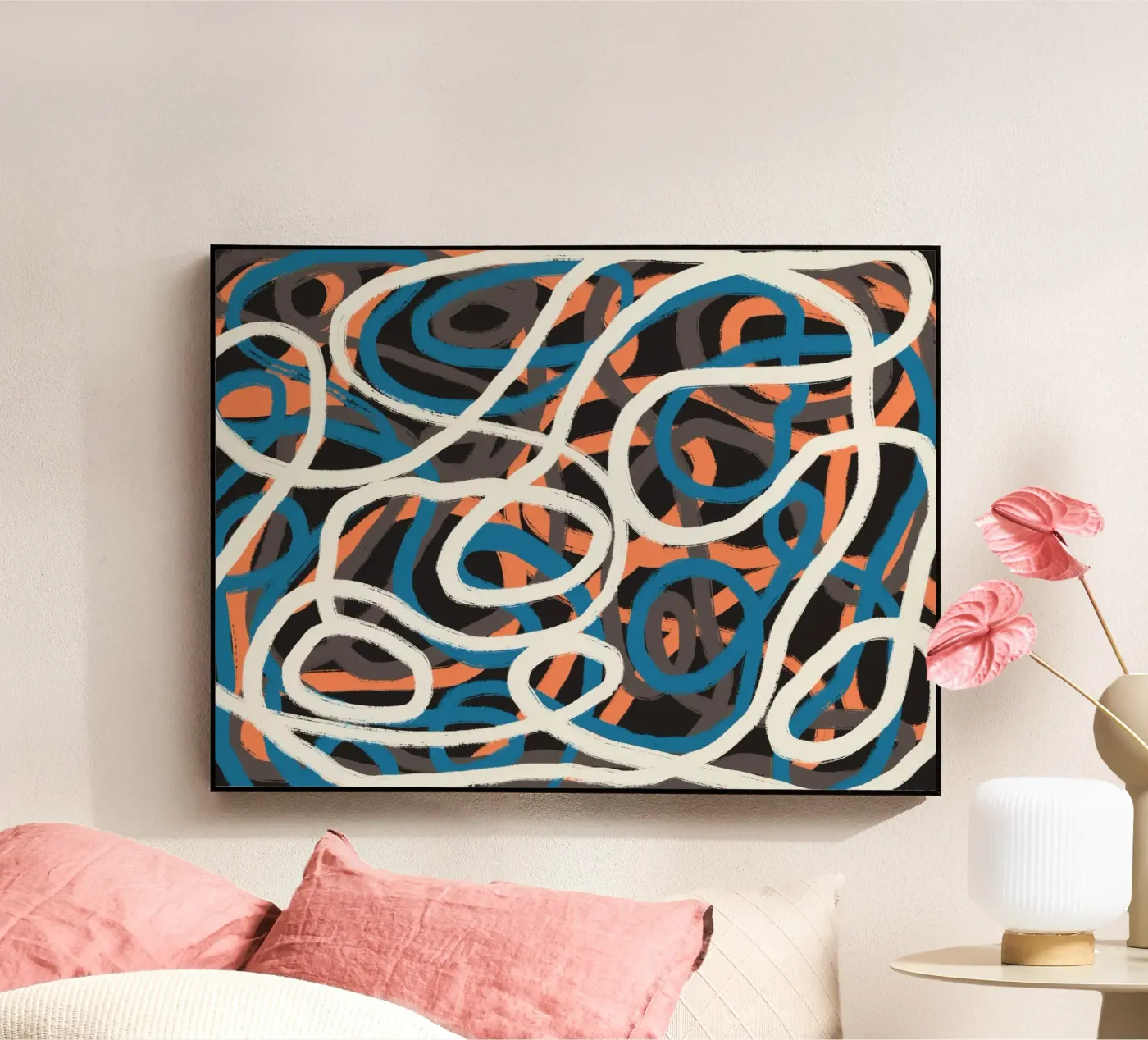 Tangled 02 acrylic glass by Little Dean