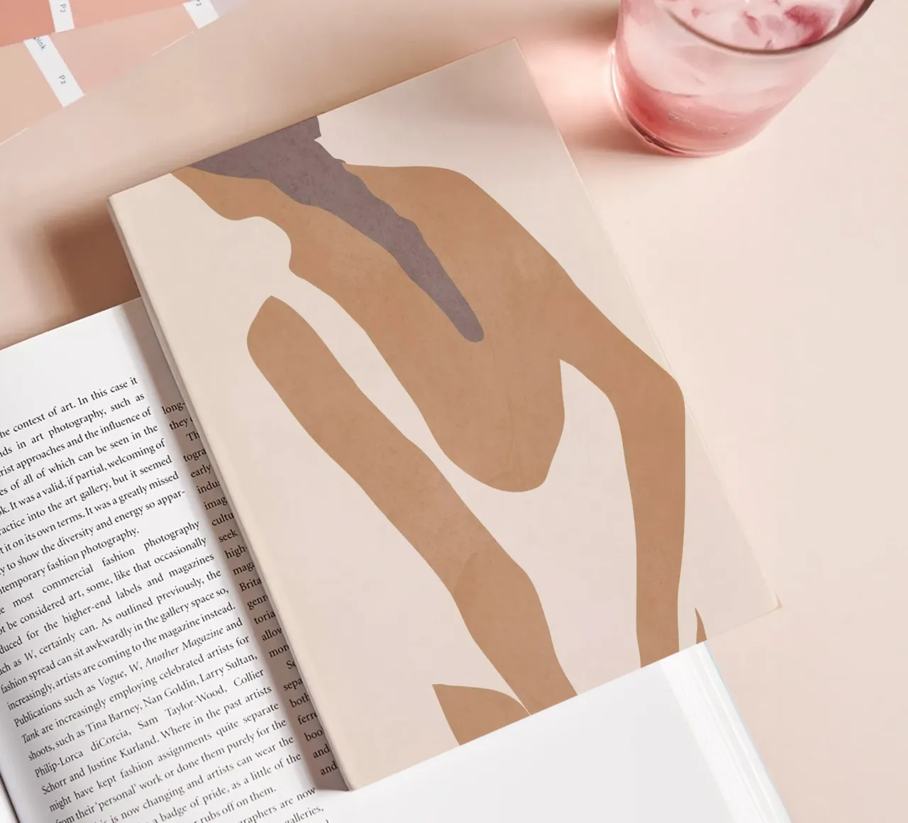 abstract minimal girl notebook by ThingDesign
