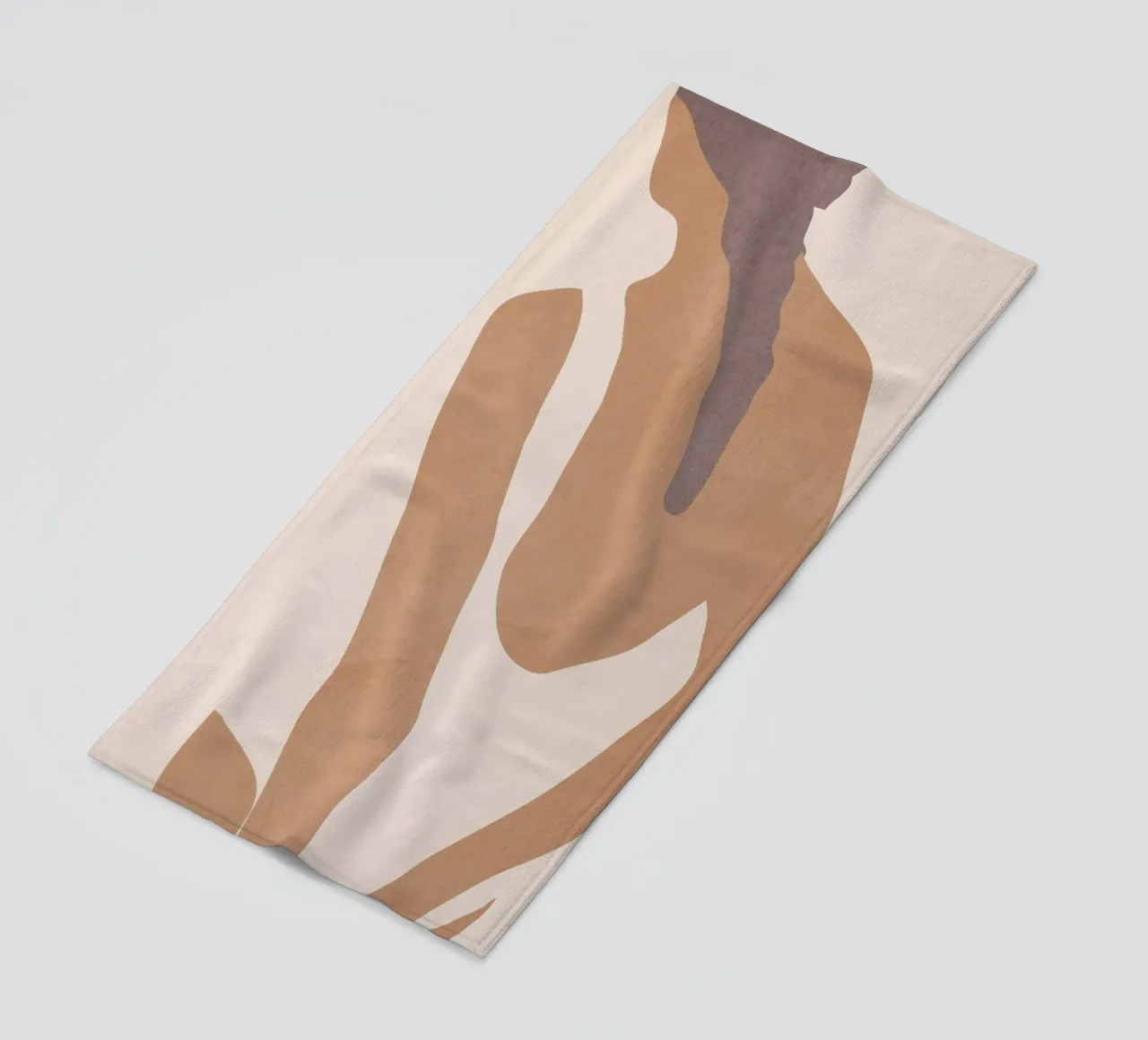 Ragazza astratta e minimale telo mare da ThingDesign