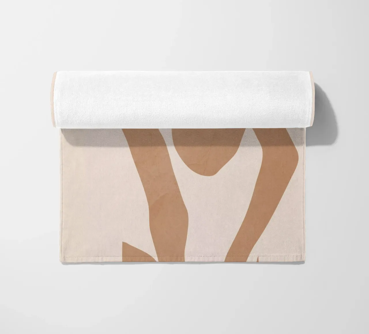 Ragazza astratta e minimale telo mare da ThingDesign