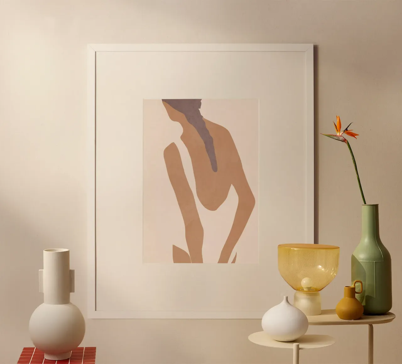 Ragazza astratta e minimale poster da ThingDesign