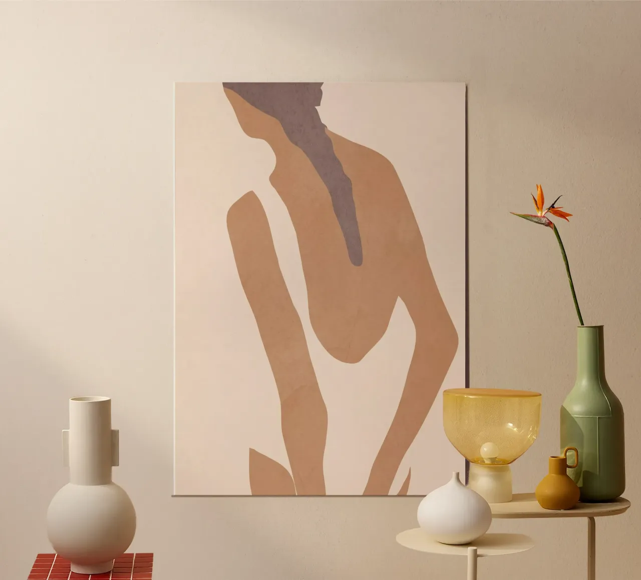 Ragazza astratta e minimale poster da ThingDesign