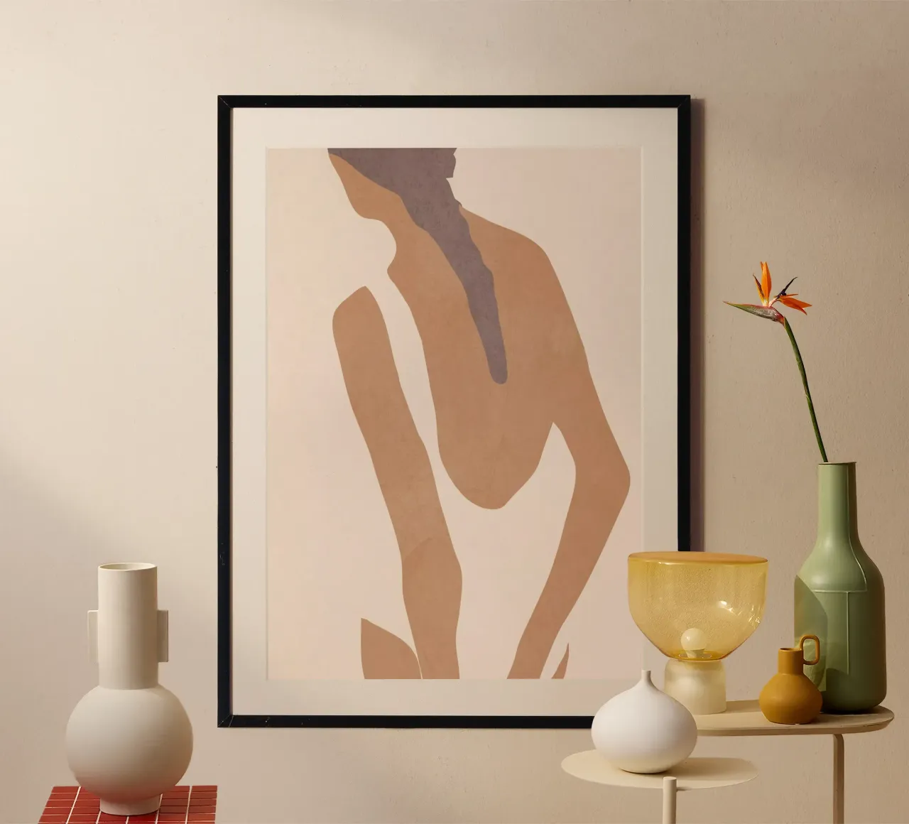 Ragazza astratta e minimale poster da ThingDesign