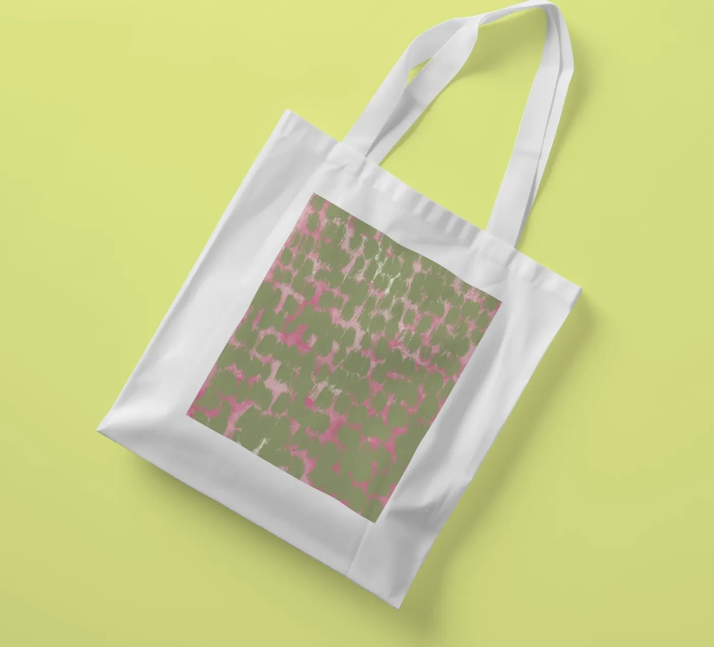 Tiny brushstrokes pattern tote bag by Little Dean