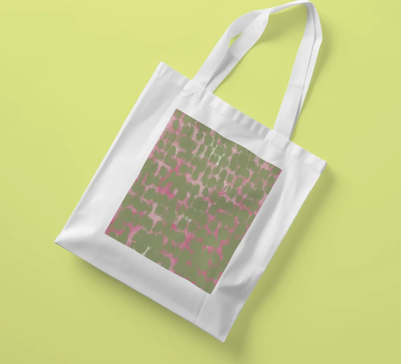 Tiny brushstrokes pattern tote bag by Little Dean