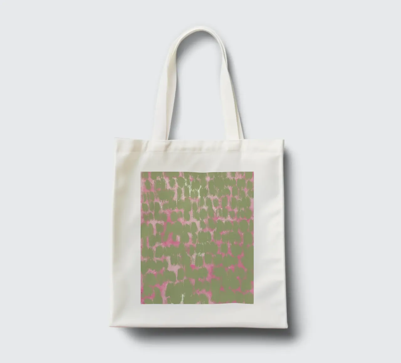 Tiny brushstrokes pattern tote bag by Little Dean