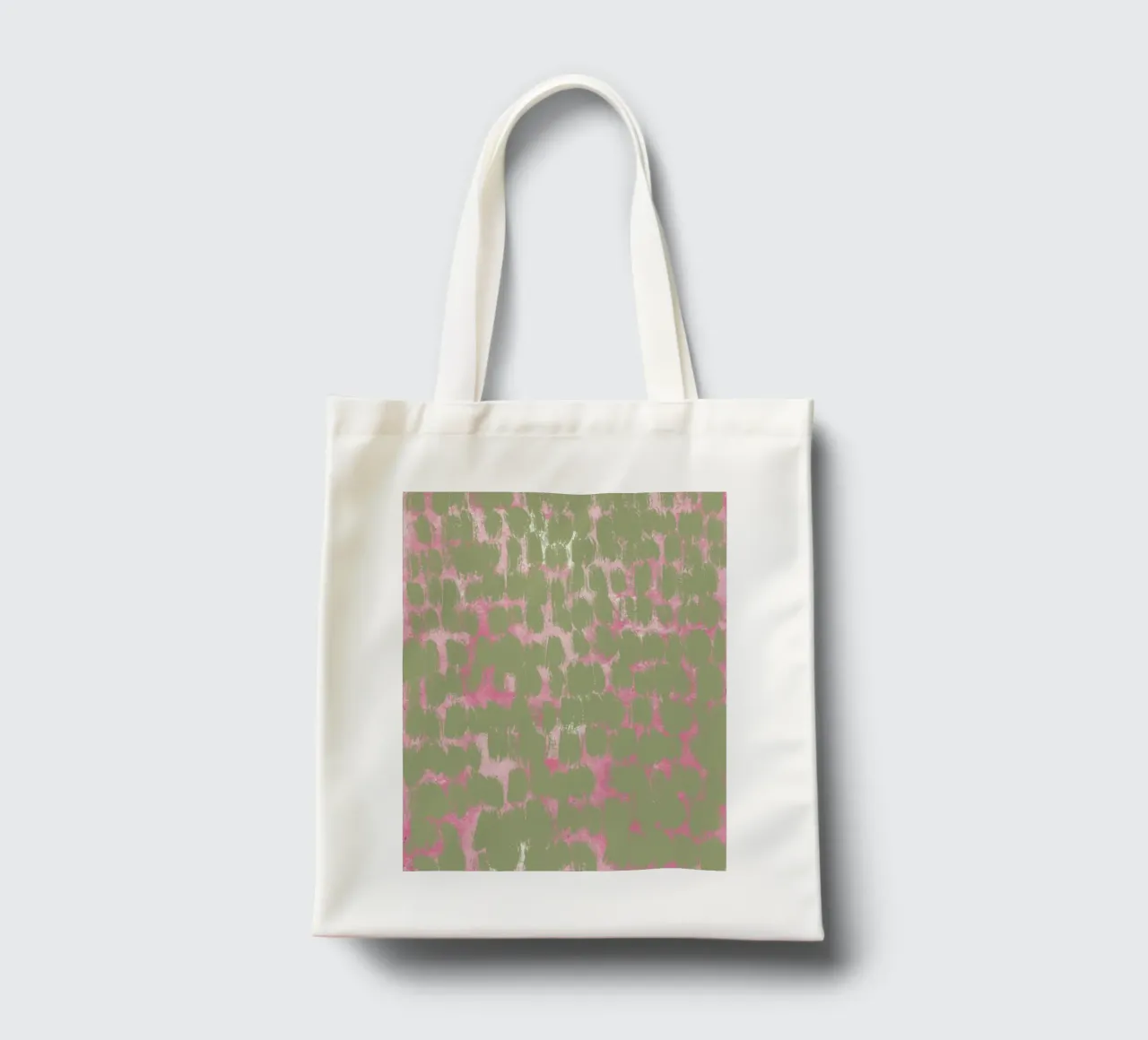 Tiny brushstrokes pattern tote bag by Little Dean