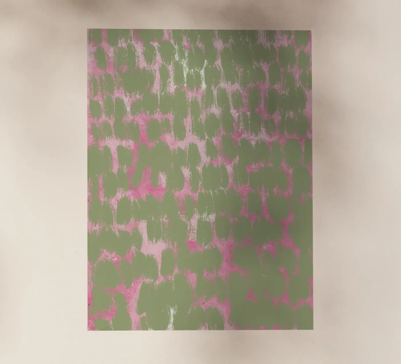 Winzige Pinselstriche als Muster Backlit Folie von Little Dean