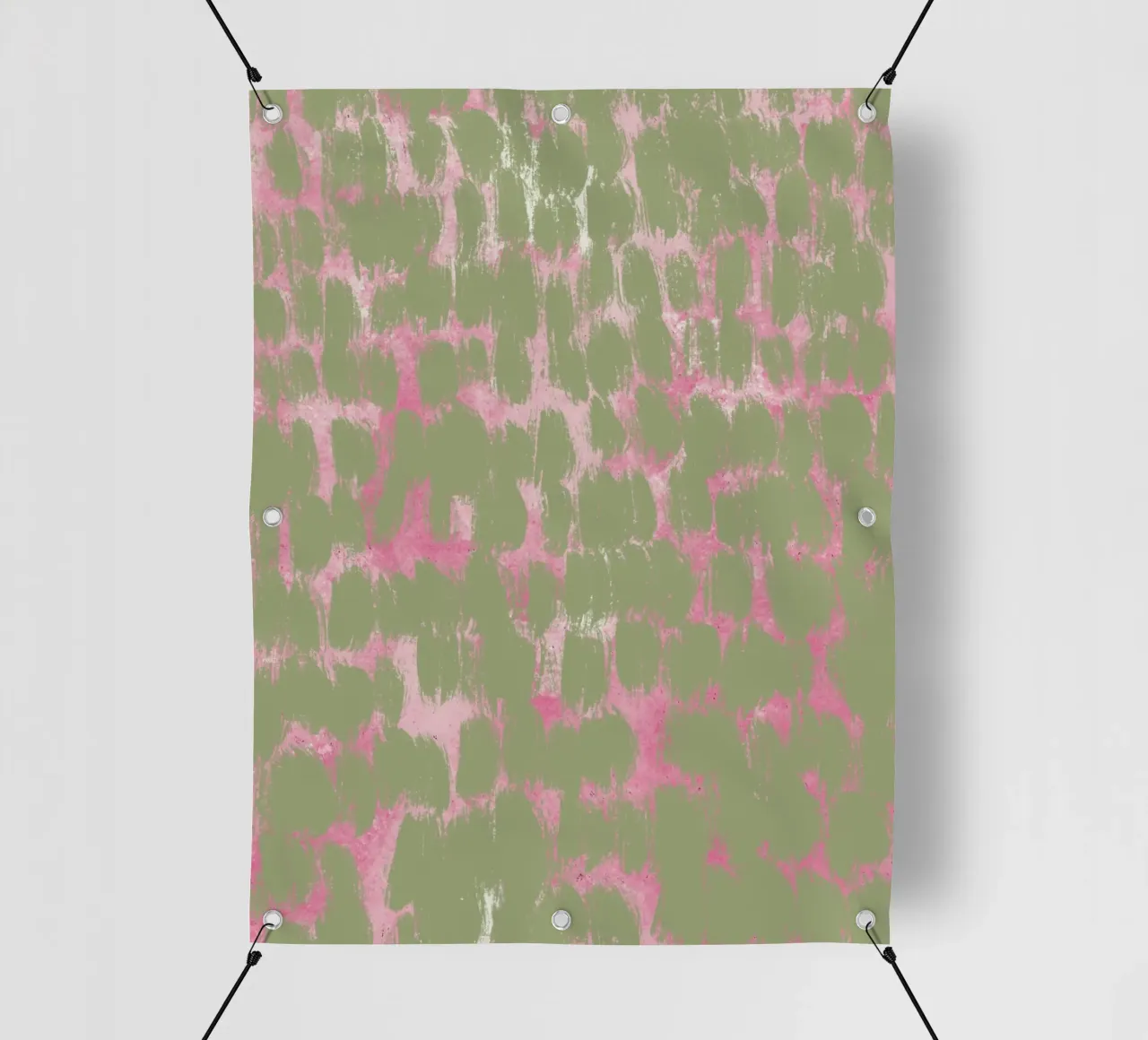 Tiny brushstrokes pattern PVC Plane von Little Dean