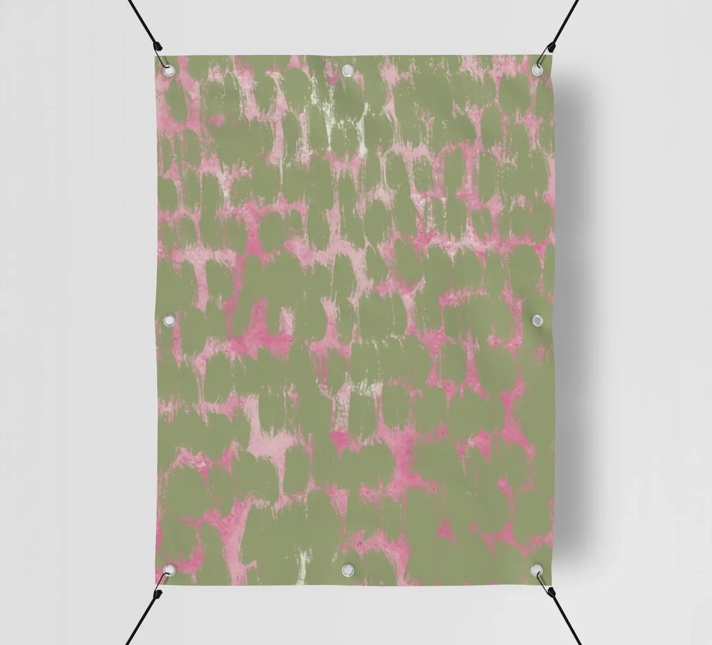 Tiny brushstrokes pattern PVC Plane von Little Dean