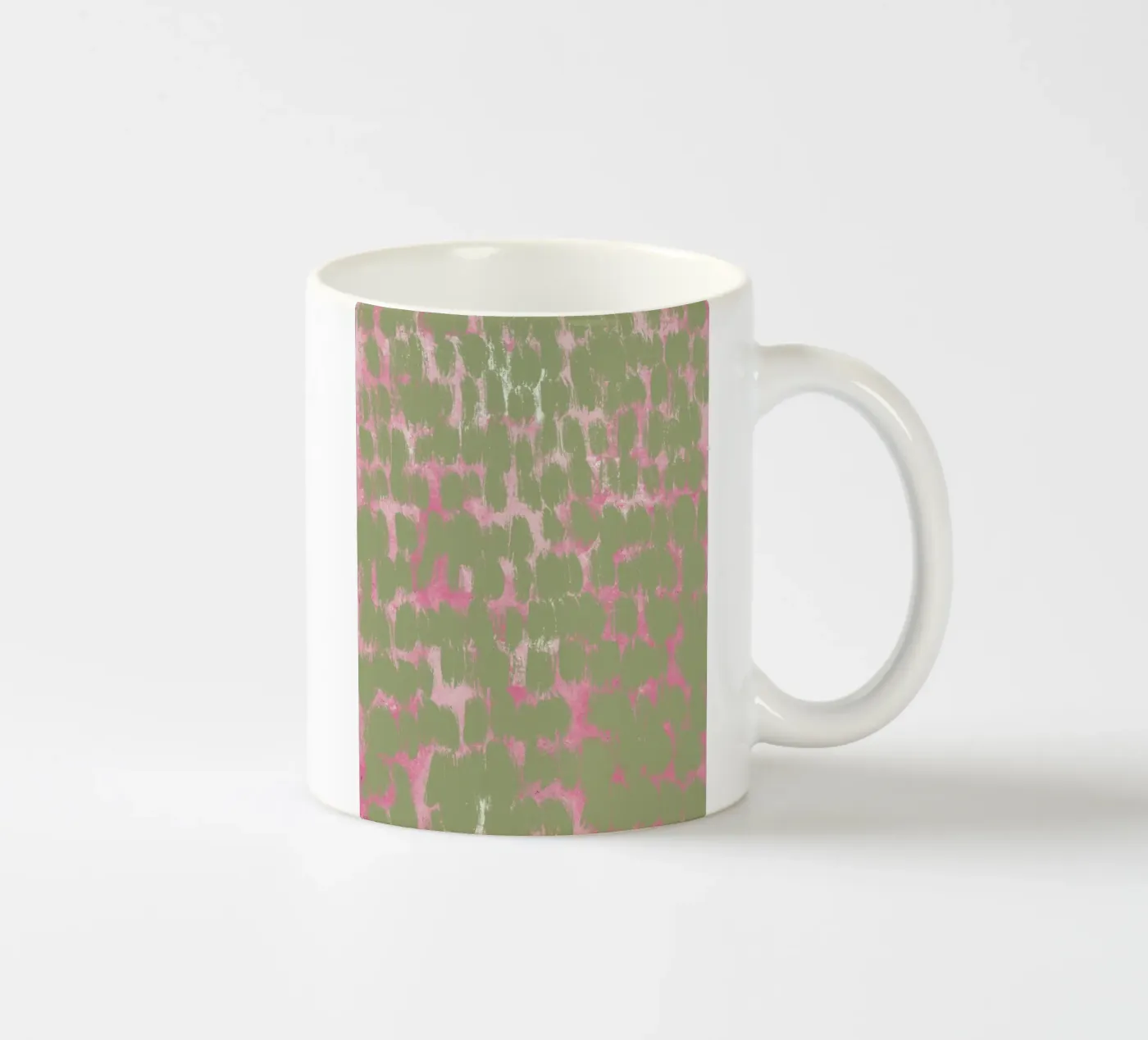 Tiny brushstrokes pattern mug en céramique de Little Dean