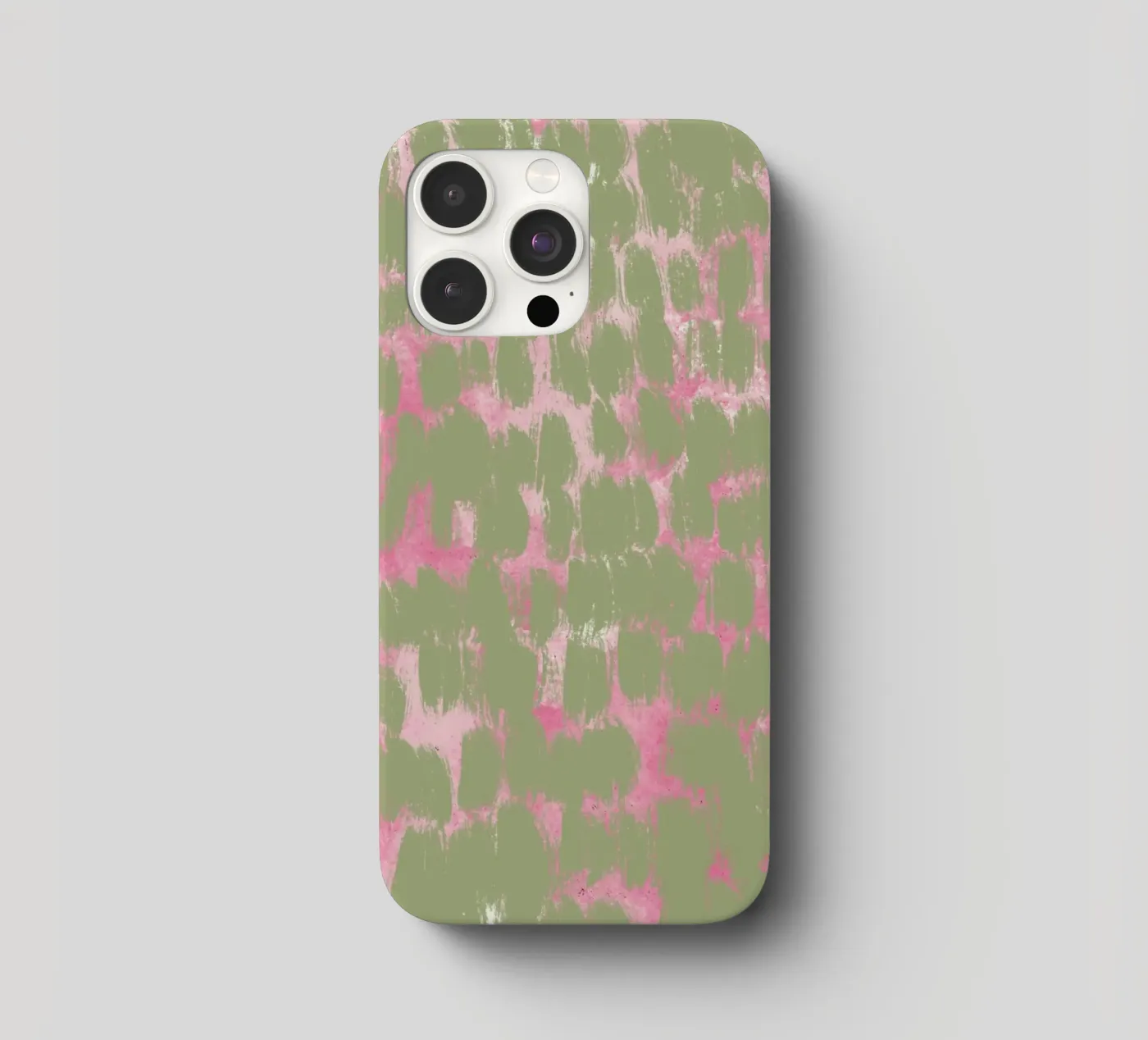 Tiny brushstrokes pattern iphone case by Little Dean