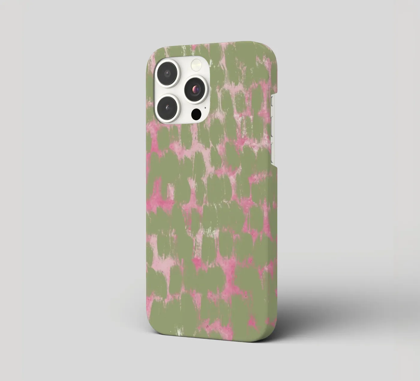 Tiny brushstrokes pattern iphone case by Little Dean