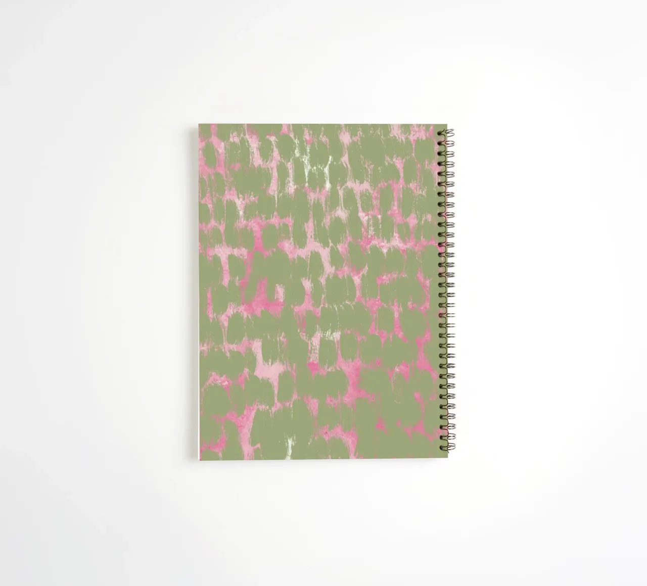 Tiny brushstrokes pattern spiral notebook by Little Dean
