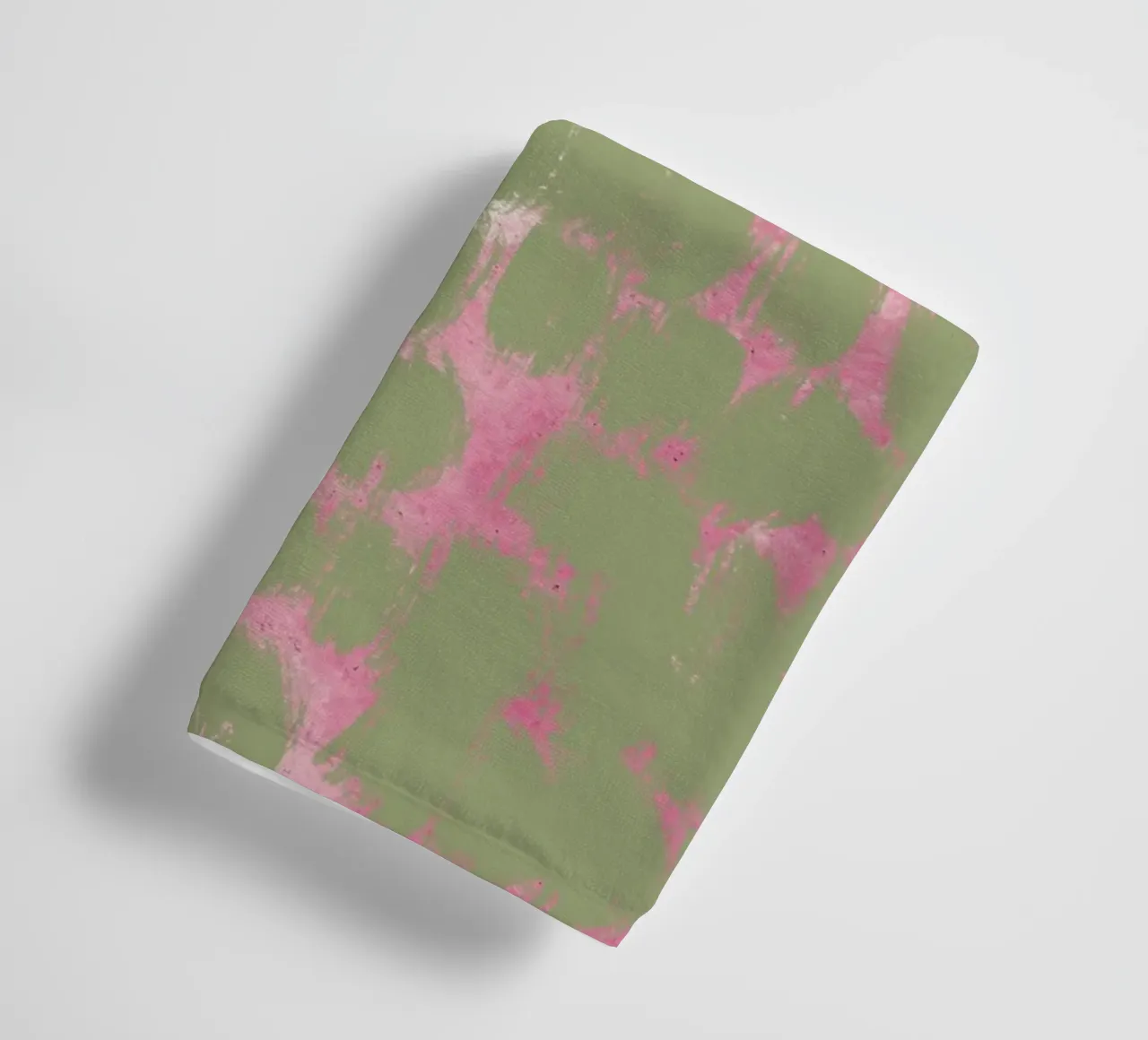 Tiny brushstrokes pattern towel by Little Dean
