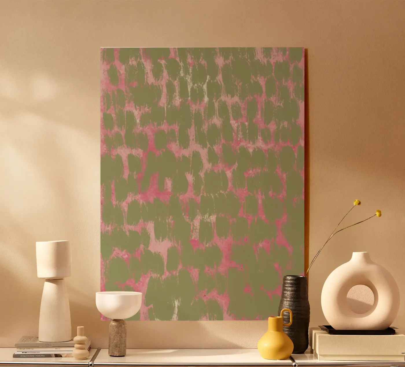 Tiny brushstrokes pattern plexiglas de Little Dean