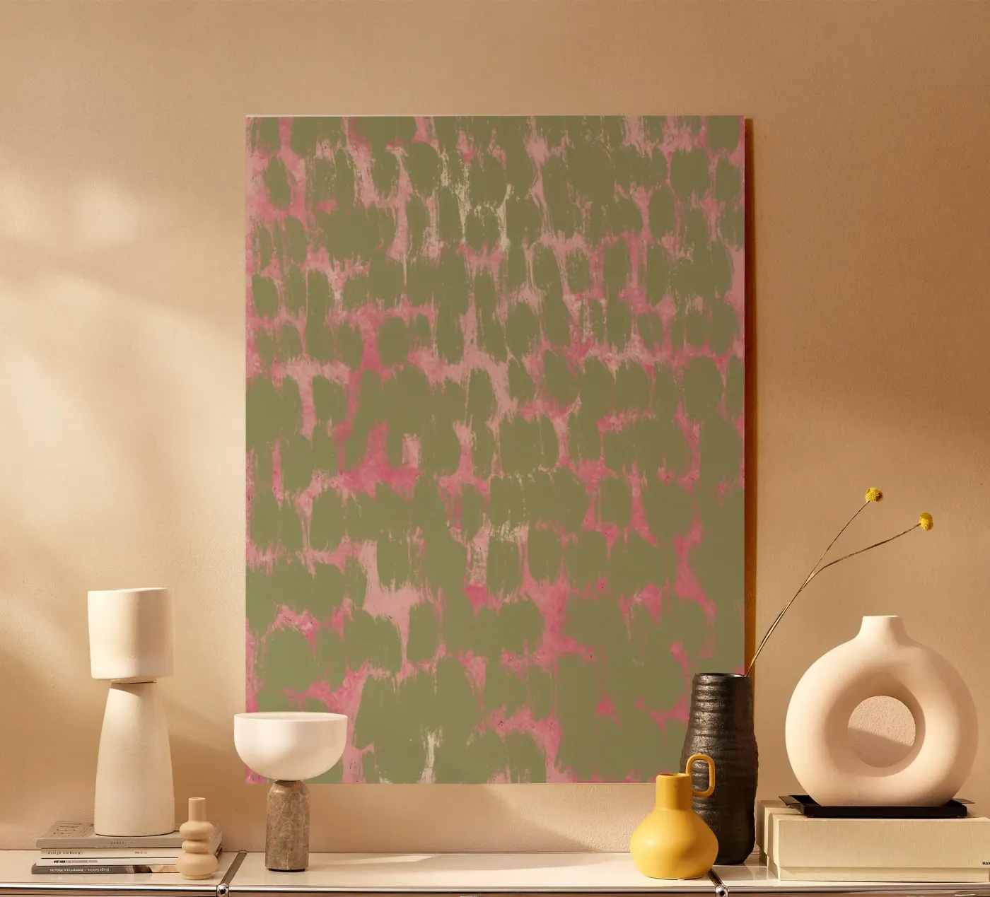 Disegno a piccole pennellate plexiglass da Little Dean