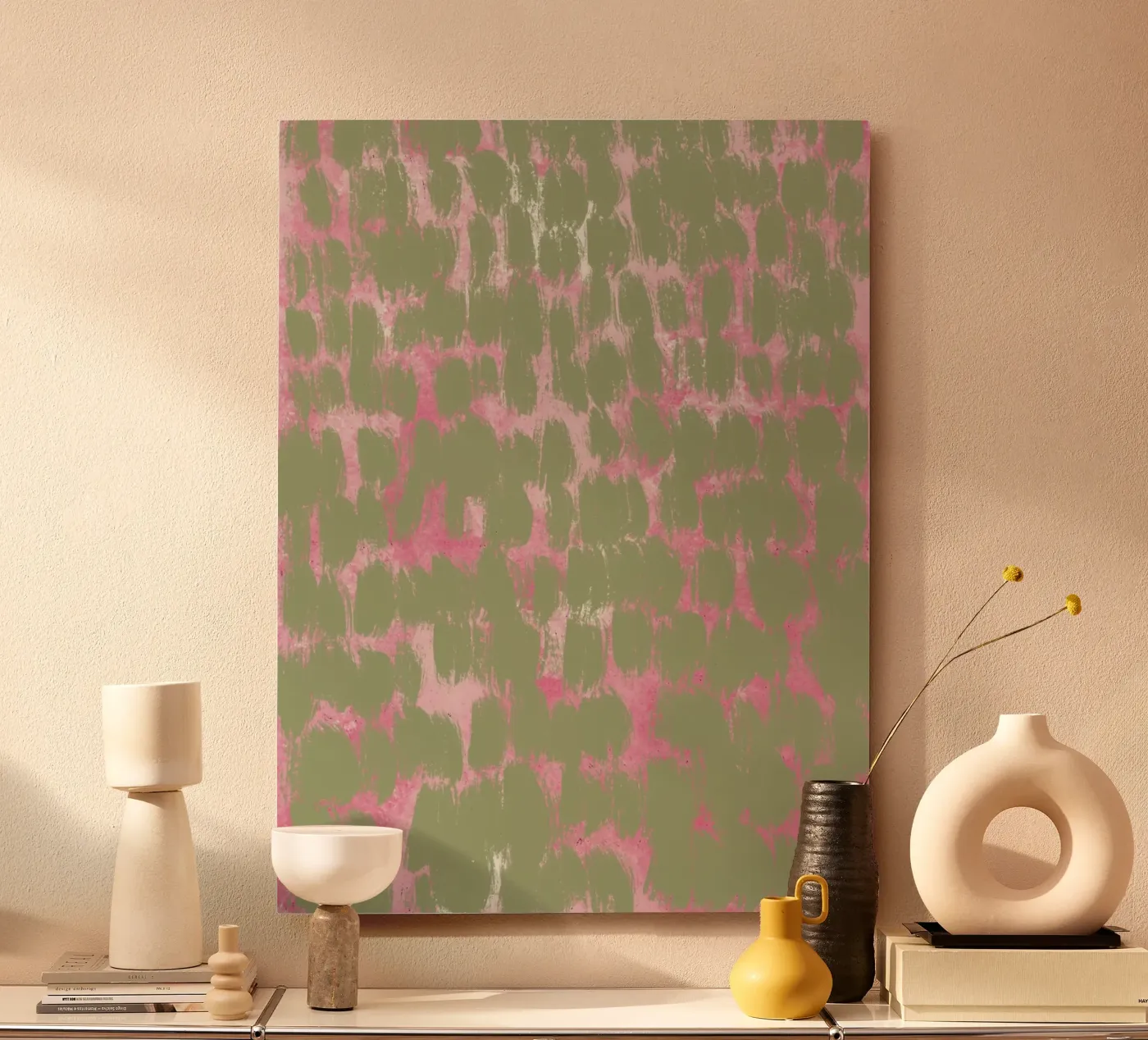 Tiny brushstrokes pattern forex plate by Little Dean