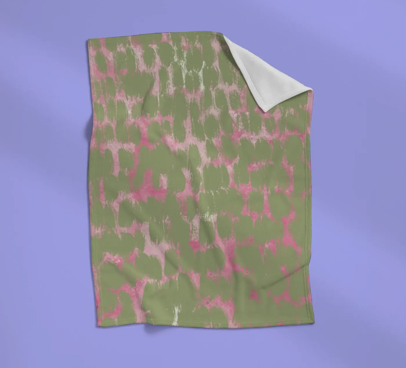 Motif de petits coups de pinceau plaid polaire de Little Dean