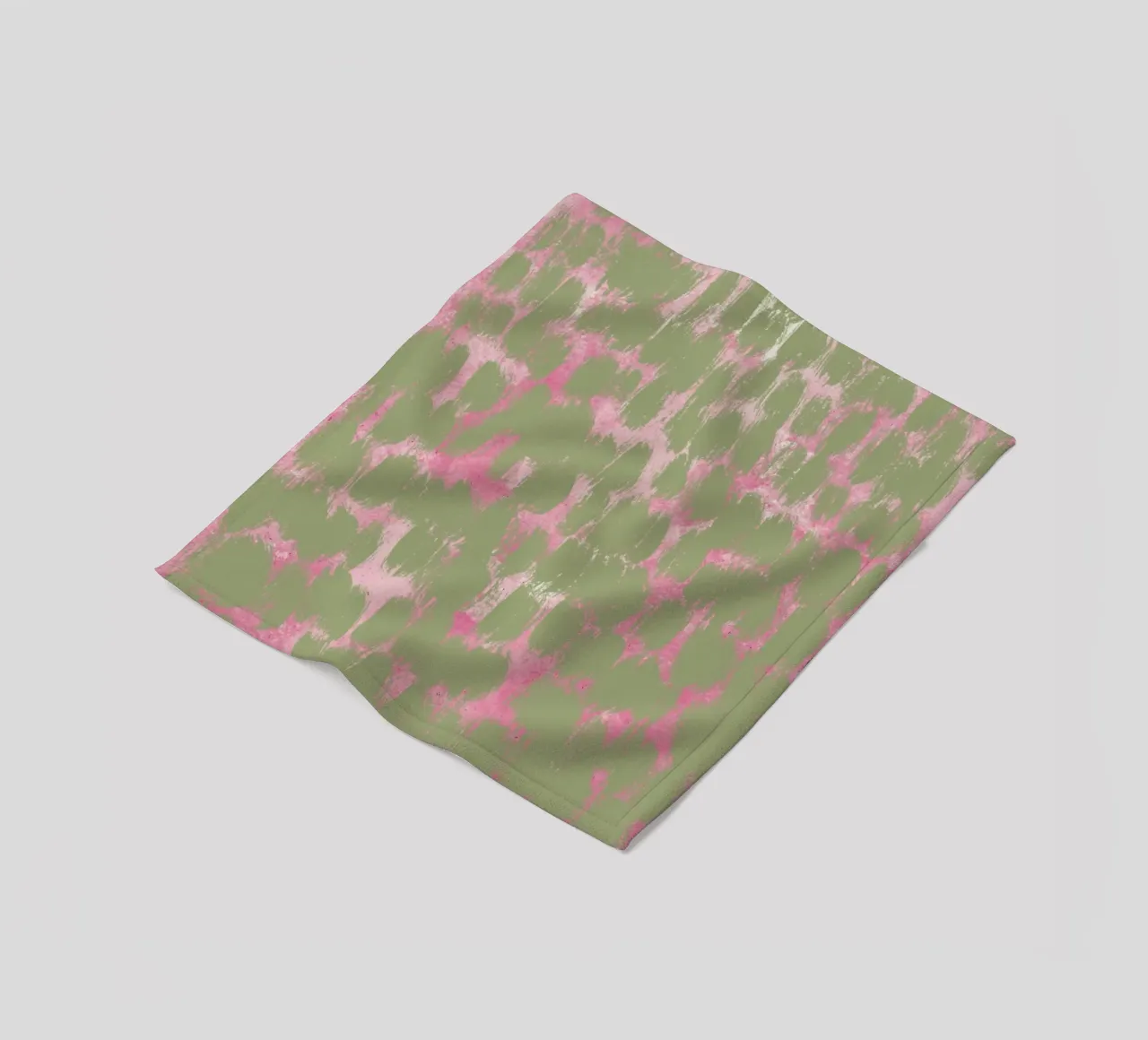 Tiny brushstrokes pattern fleece blanket by Little Dean