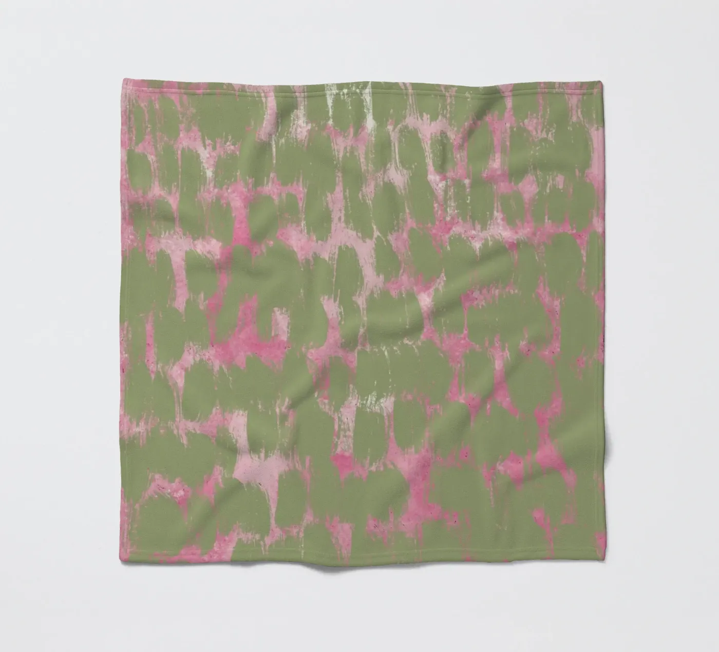 Motif de petits coups de pinceau plaid polaire de Little Dean