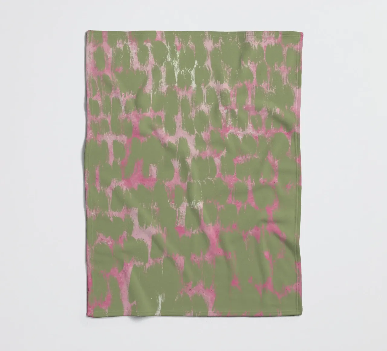 Disegno a piccole pennellate coperta in pile da Little Dean