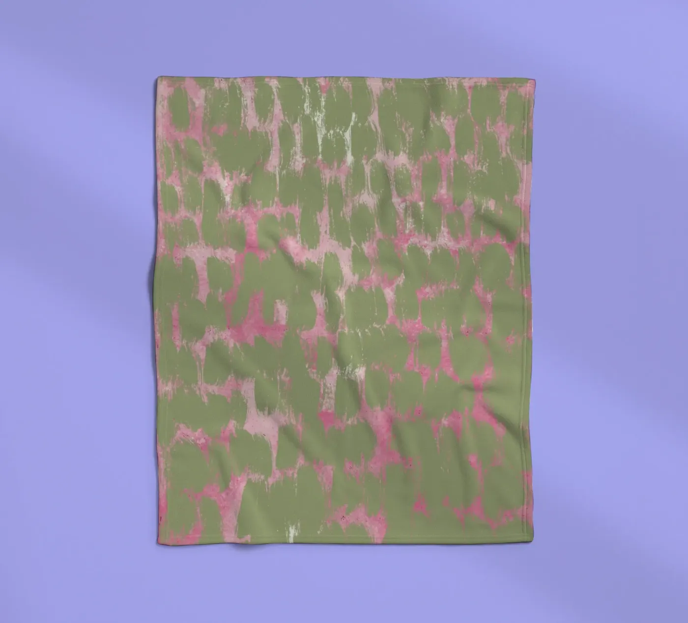 Motif de petits coups de pinceau plaid polaire de Little Dean