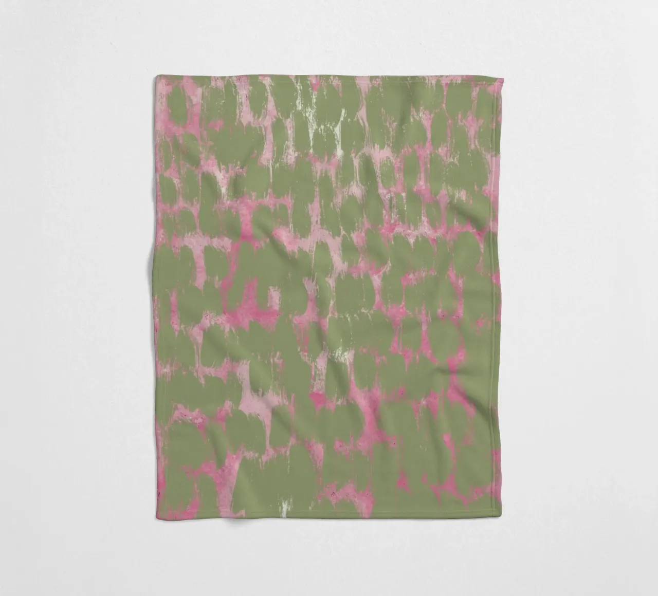 Disegno a piccole pennellate coperta in pile da Little Dean