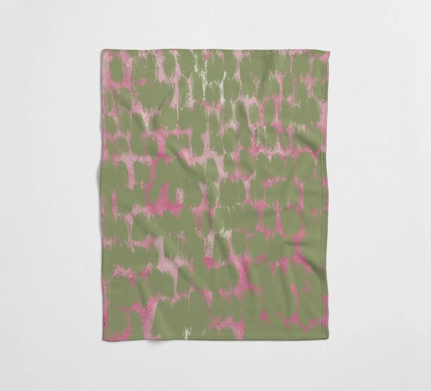 Motif de petits coups de pinceau plaid polaire de Little Dean