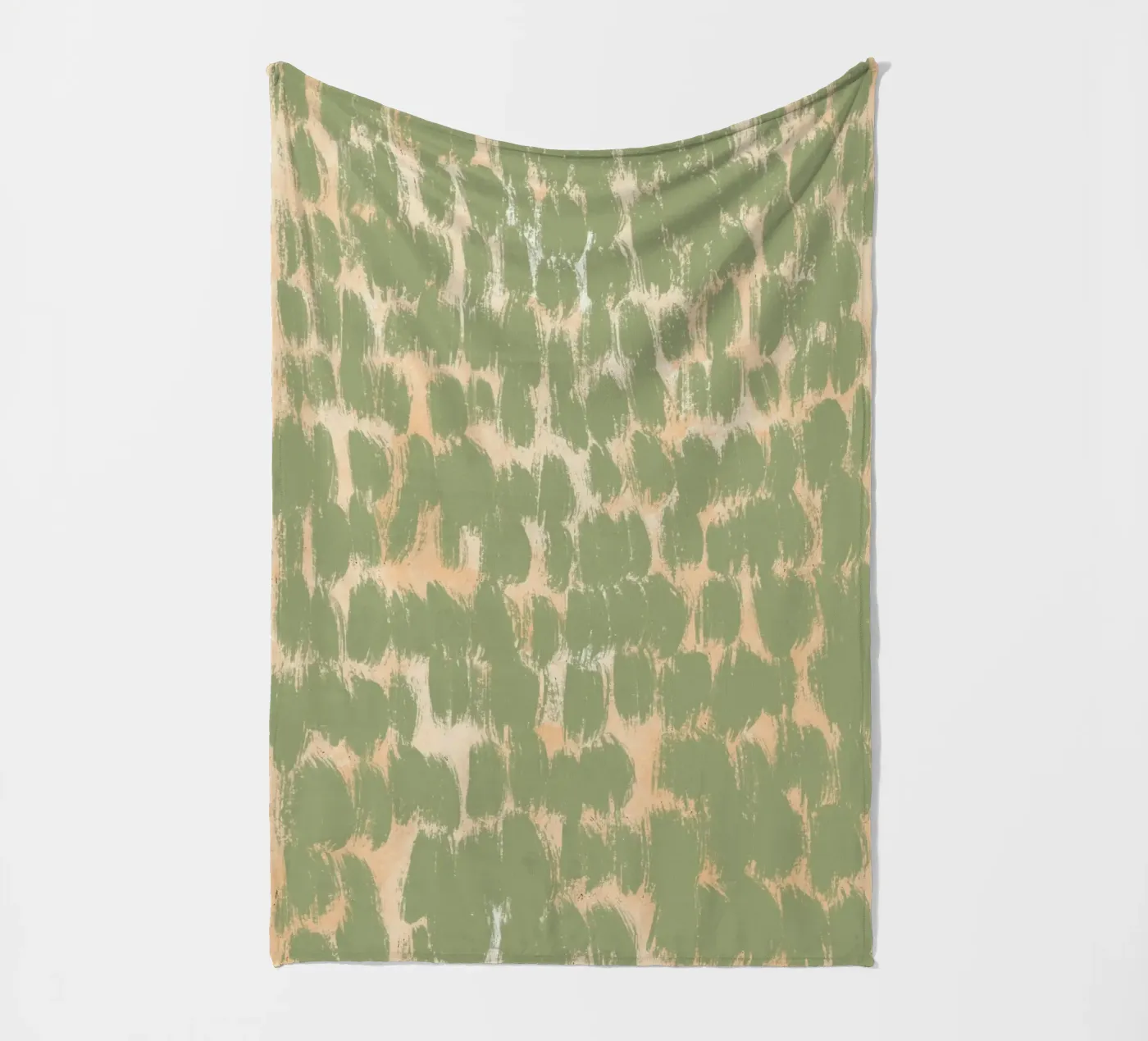 Tiny brushstrokes pattern 02 Fleecedecke von Little Dean