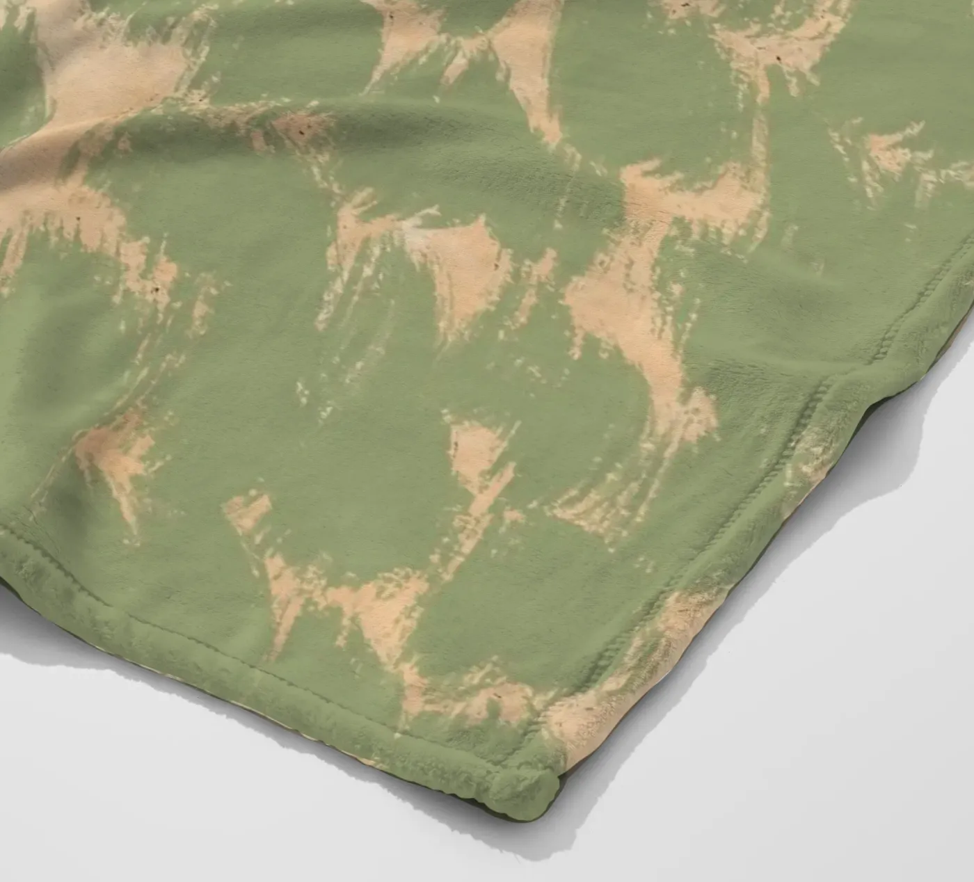 Tiny brushstrokes pattern 02 Fleecedecke von Little Dean