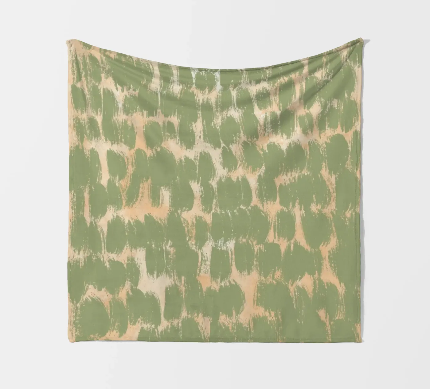 Tiny brushstrokes pattern 02 Fleecedecke von Little Dean