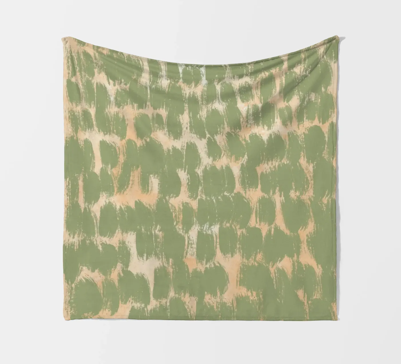 Tiny brushstrokes pattern 02 Fleecedecke von Little Dean