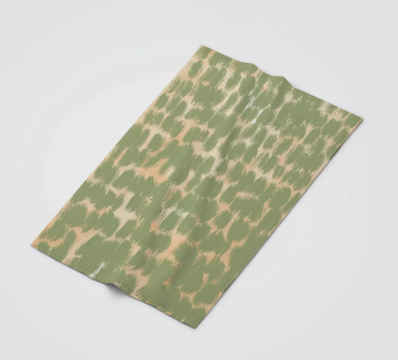 Tiny brushstrokes pattern 02 fleece blanket by Little Dean