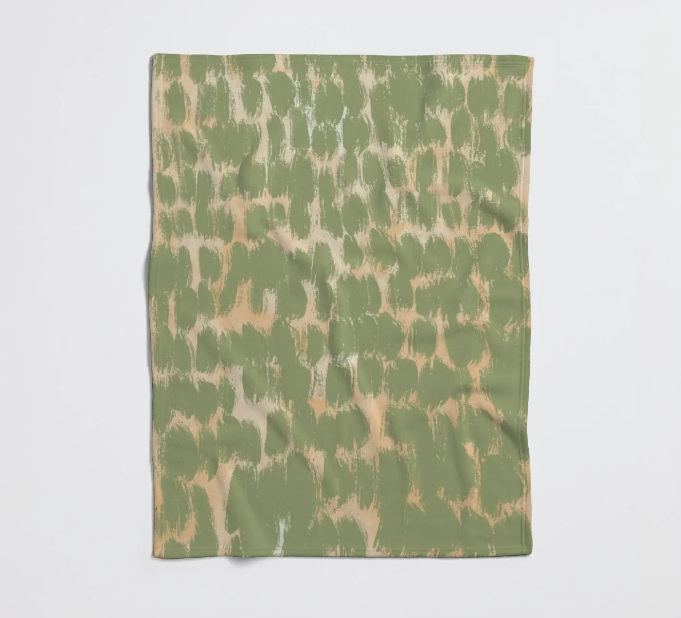 Tiny brushstrokes pattern 02 Fleecedecke von Little Dean