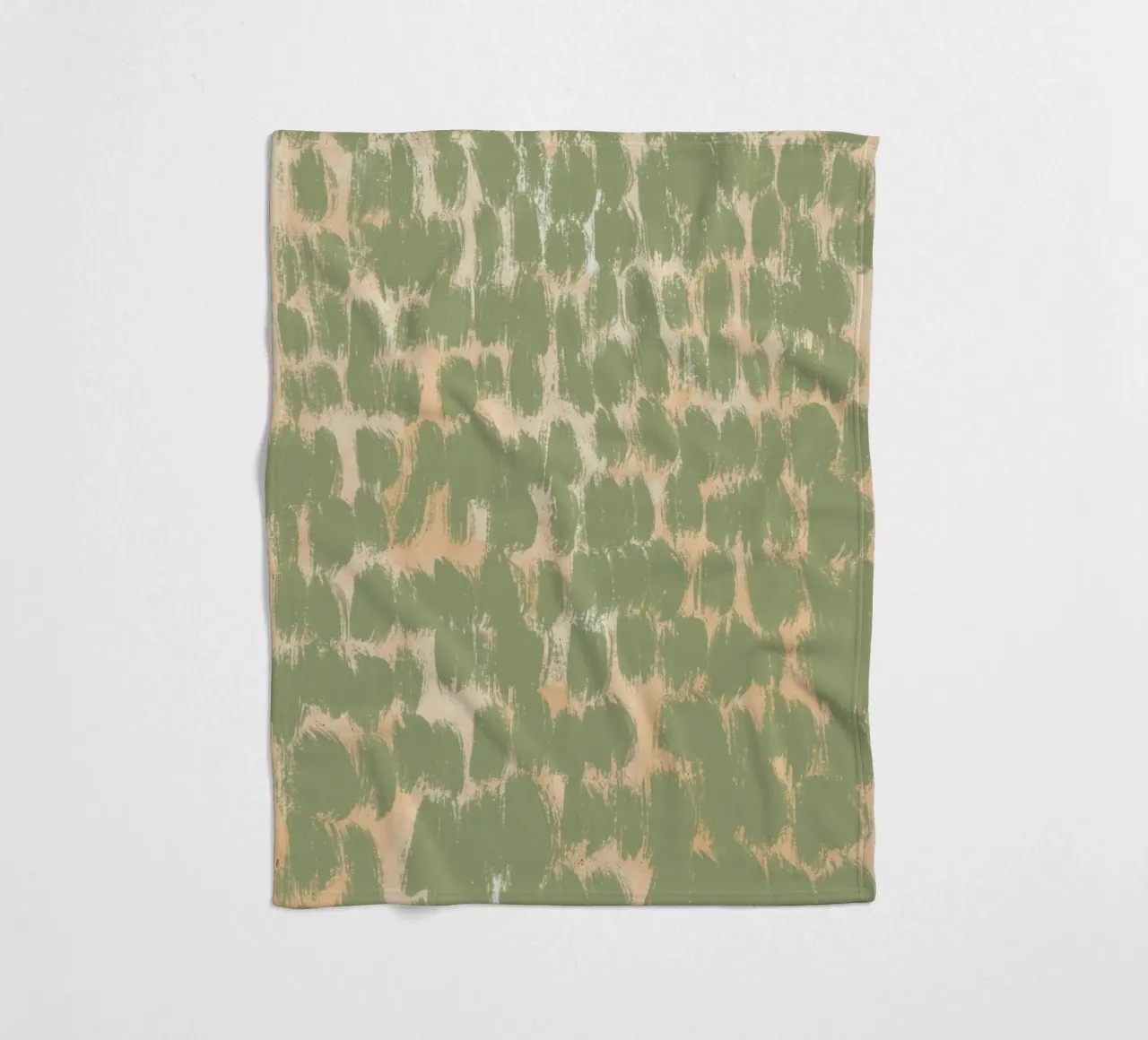 Tiny brushstrokes pattern 02 fleece blanket by Little Dean