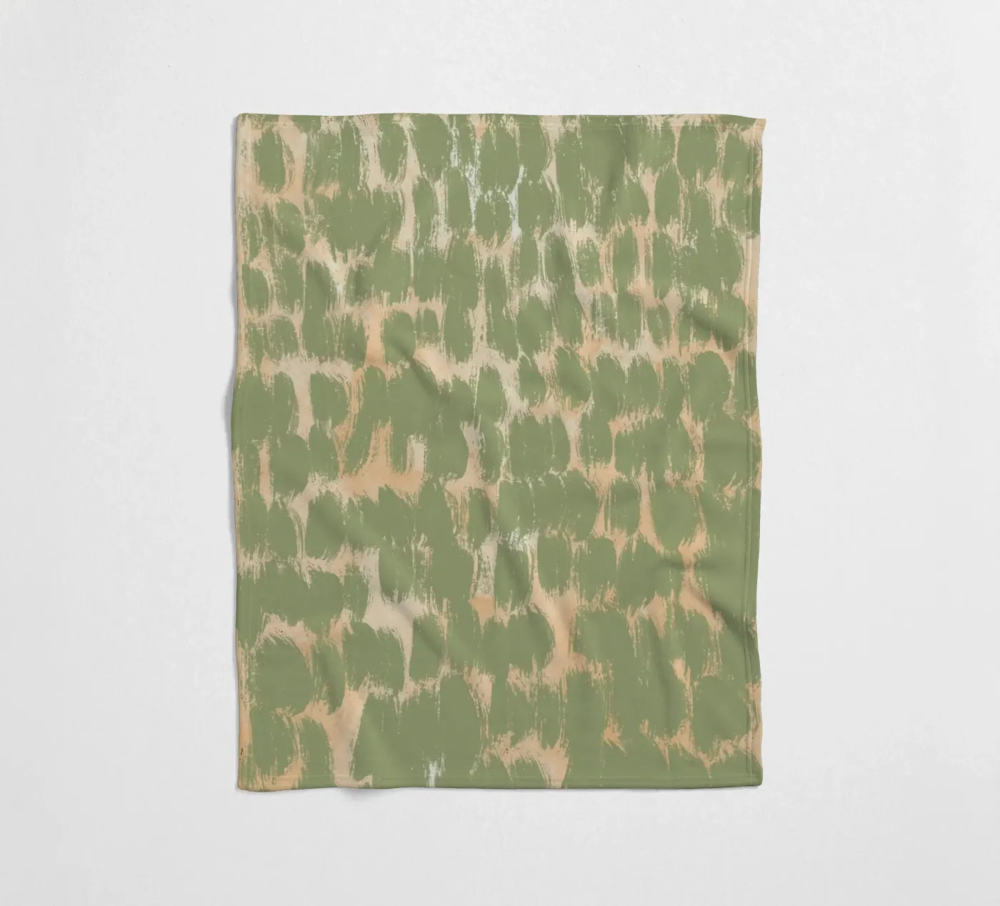 Tiny brushstrokes pattern 02 Fleecedecke von Little Dean
