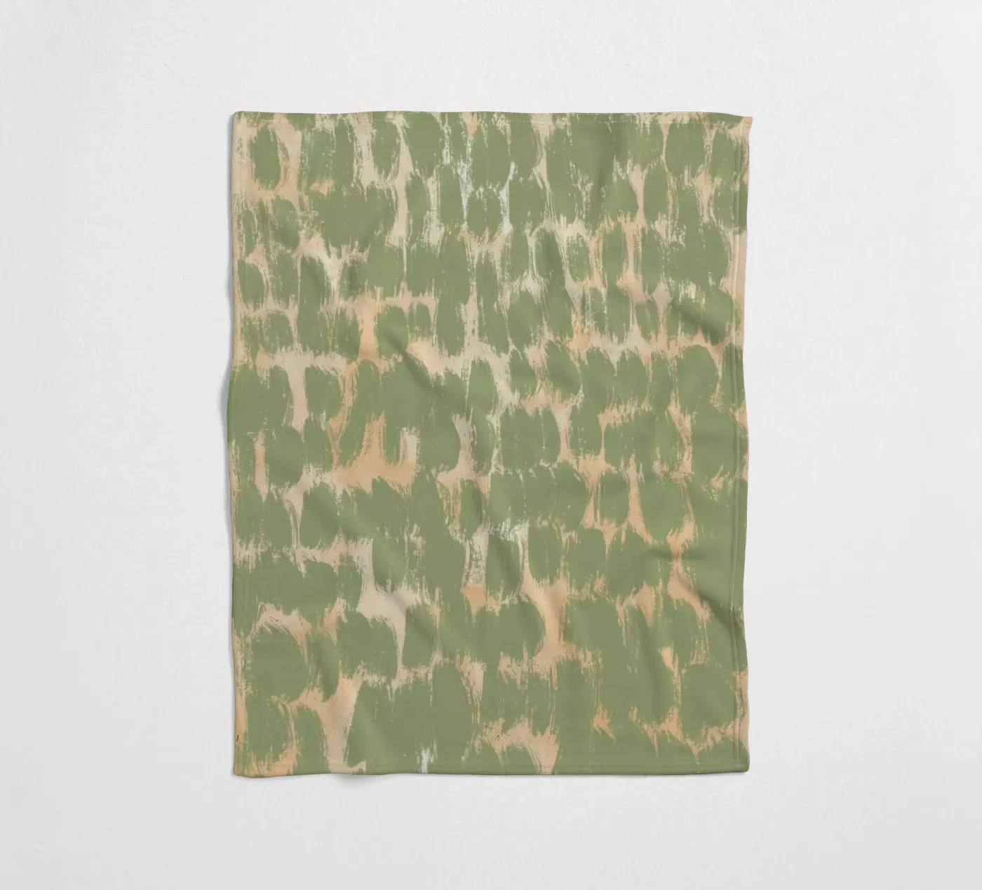 Tiny brushstrokes pattern 02 Fleecedecke von Little Dean