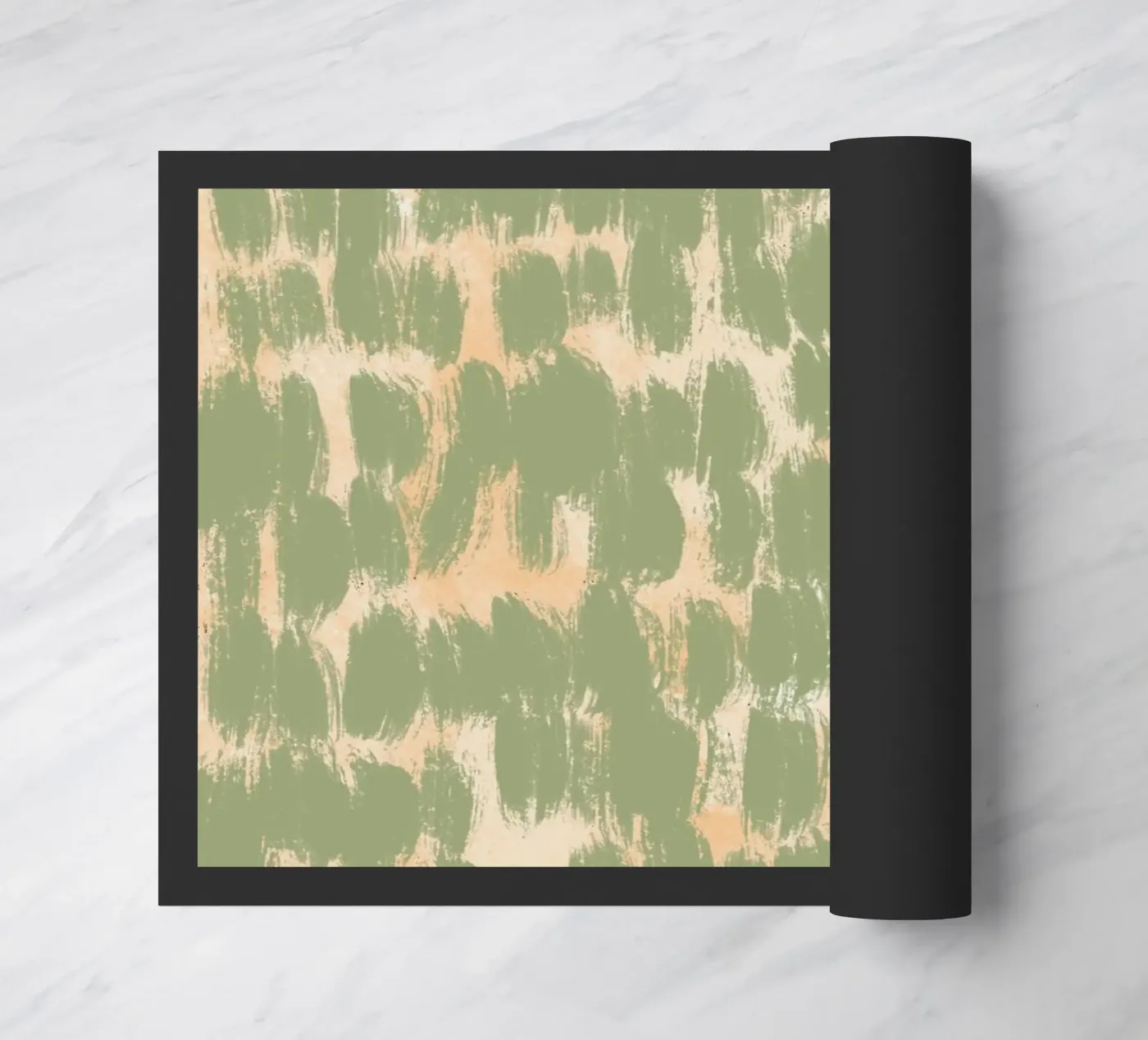 Tiny brushstrokes pattern 02 Fußmatte von Little Dean
