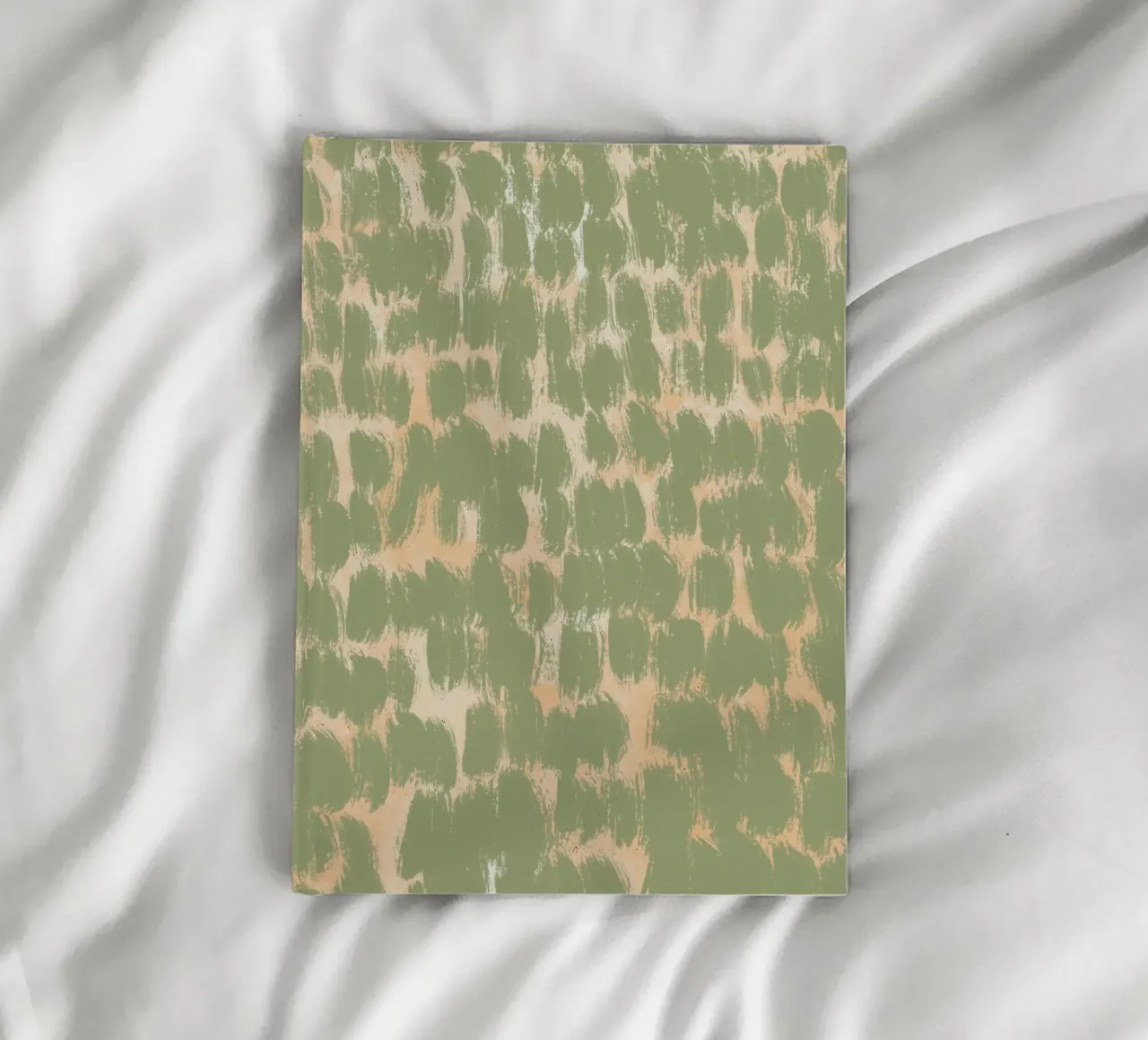 Tiny brushstrokes pattern 02 notebook by Little Dean