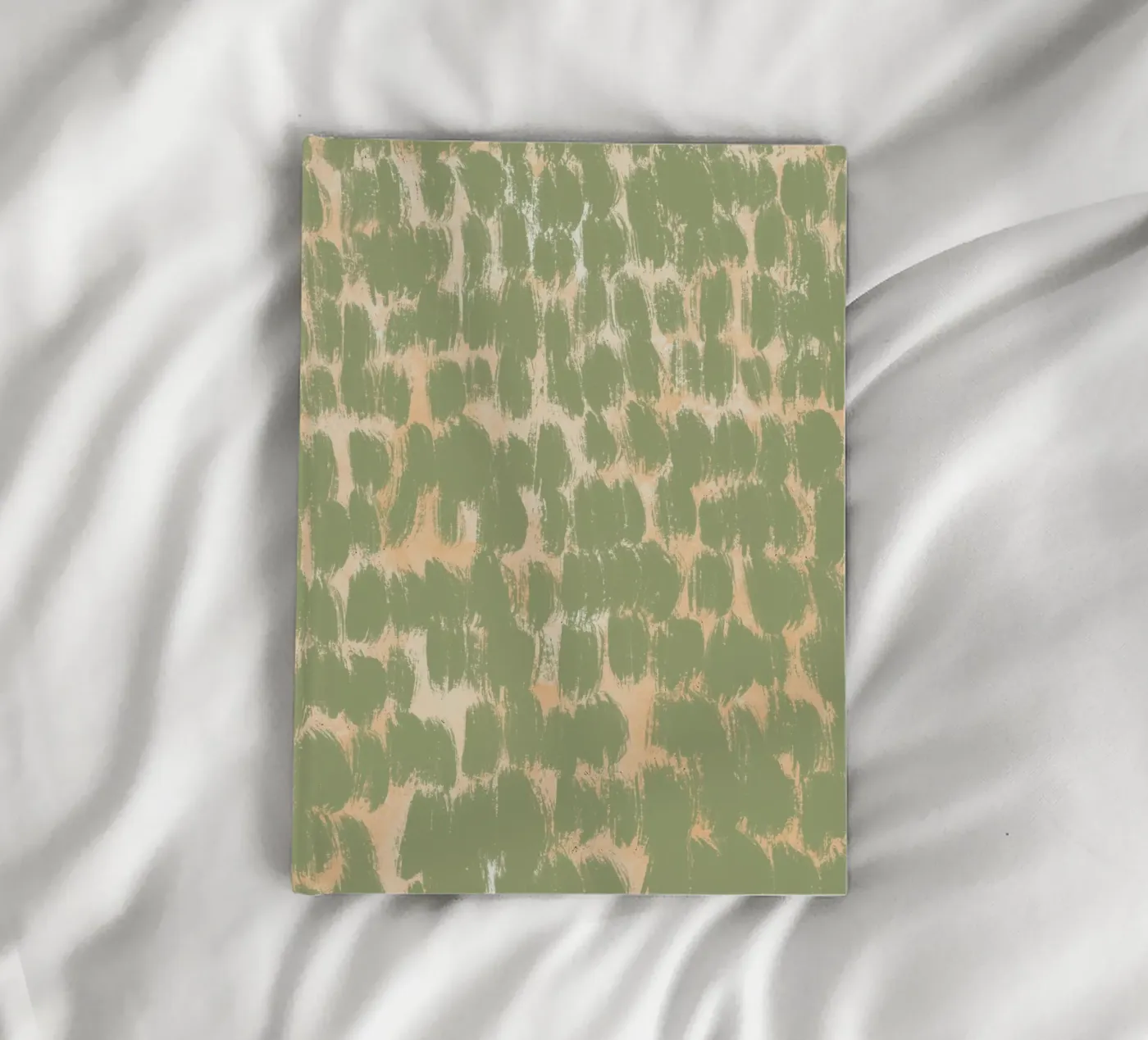 Tiny brushstrokes pattern 02 notebook by Little Dean