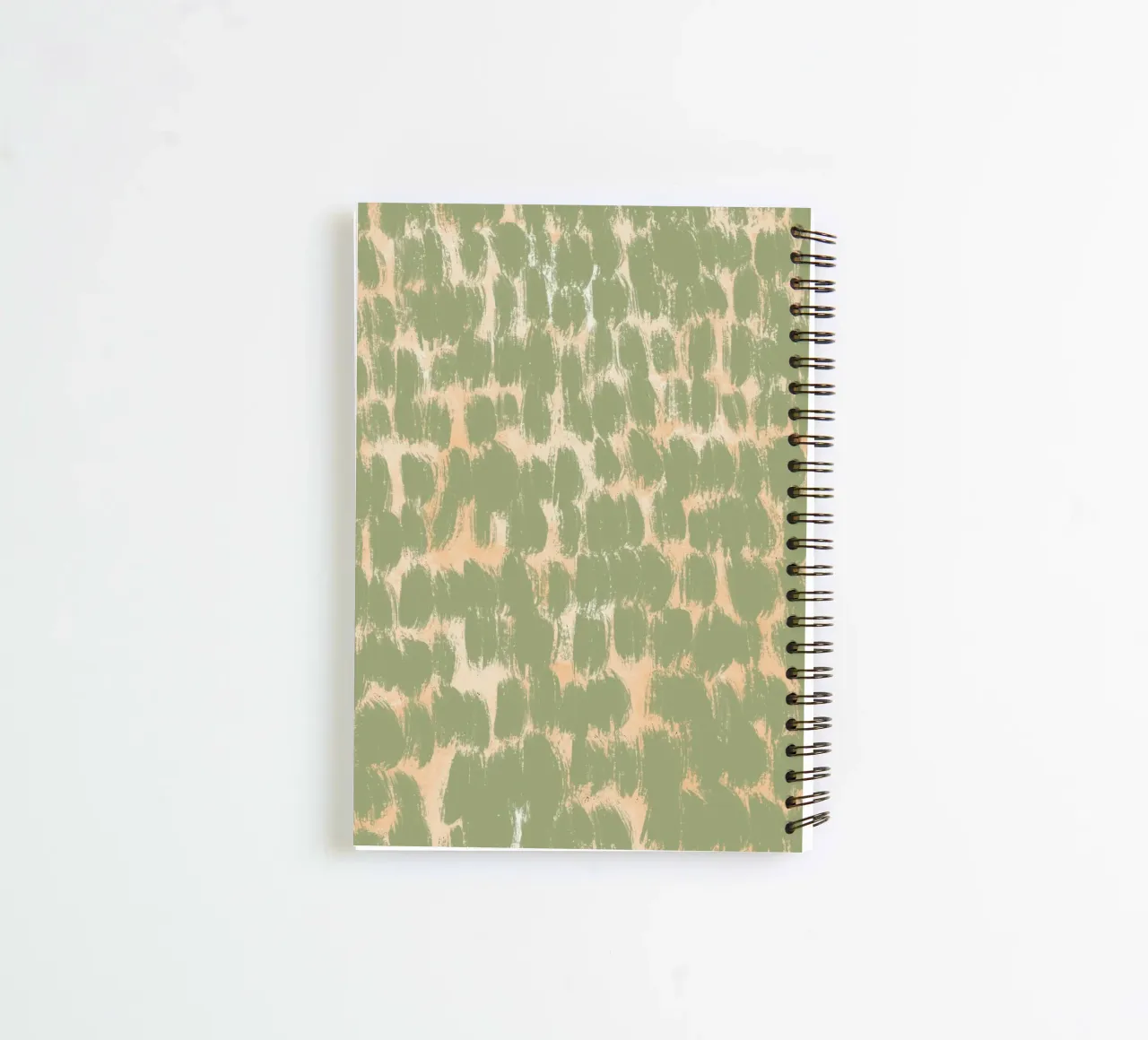 Tiny brushstrokes pattern 02 spiral notebook by Little Dean
