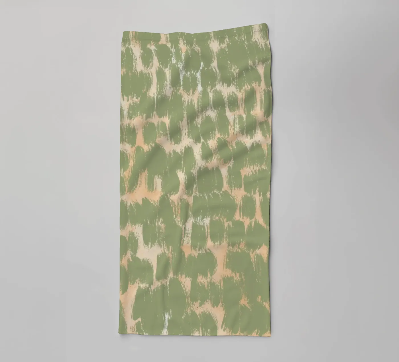 Kleine penseelstreken patroon 02 badhanddoek van Little Dean