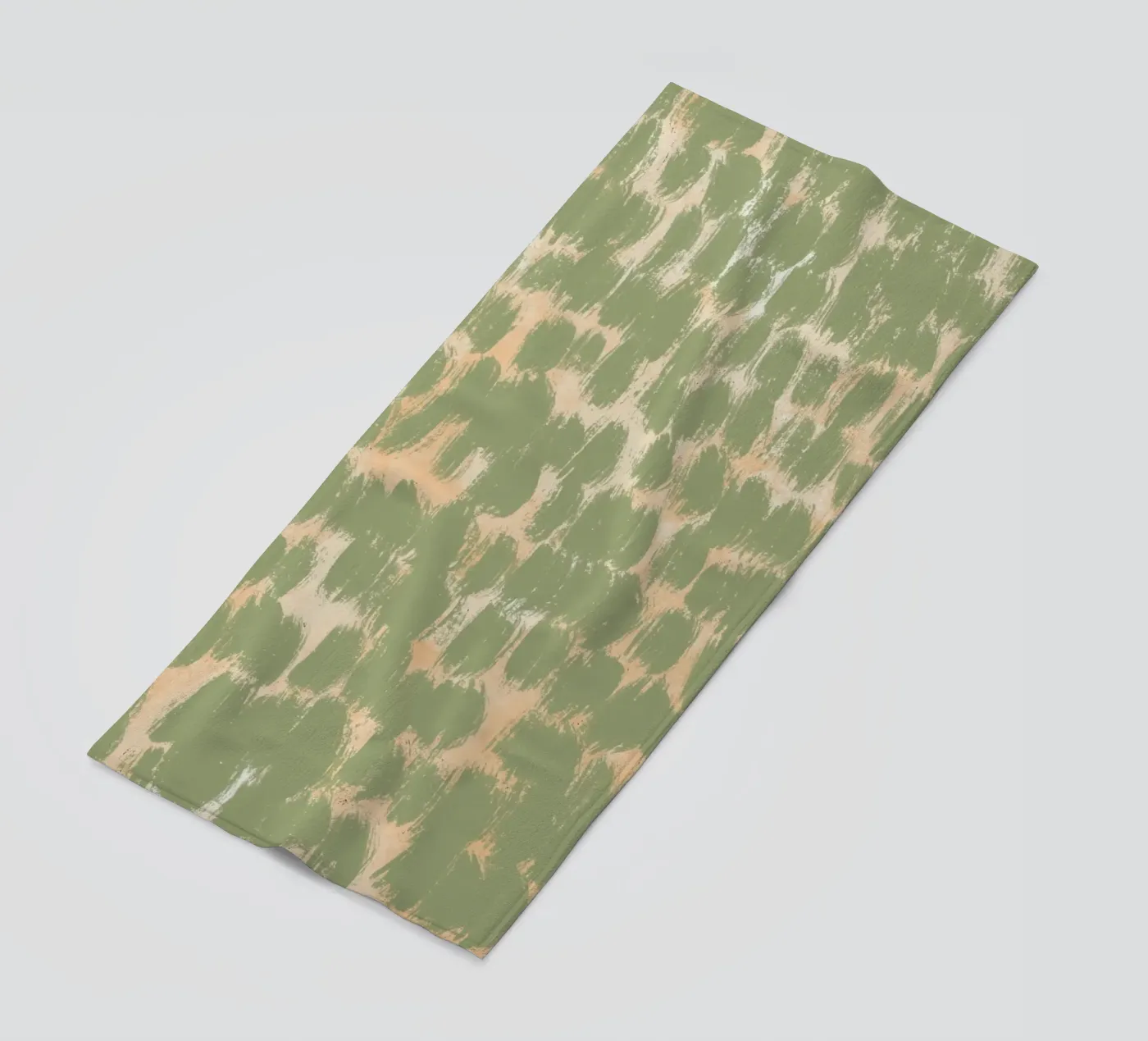 Tiny brushstrokes pattern 02 beach towel by Little Dean