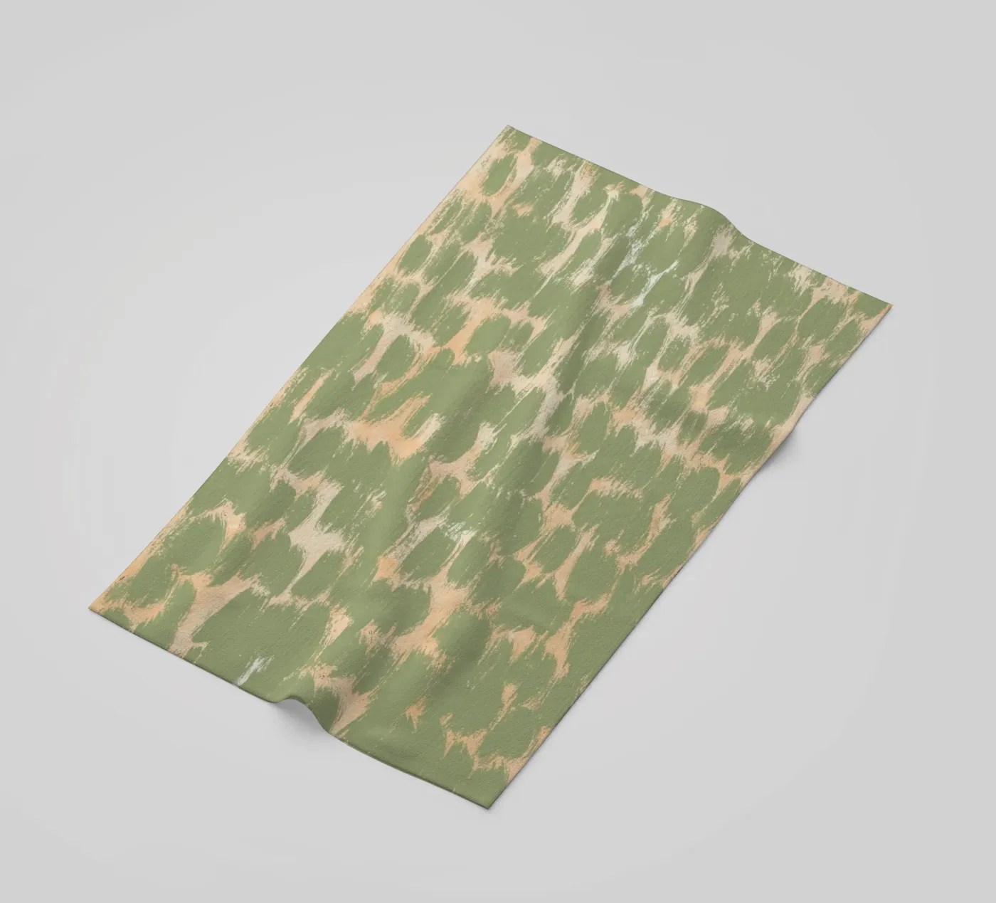 Tiny brushstrokes pattern 02 beach towel by Little Dean