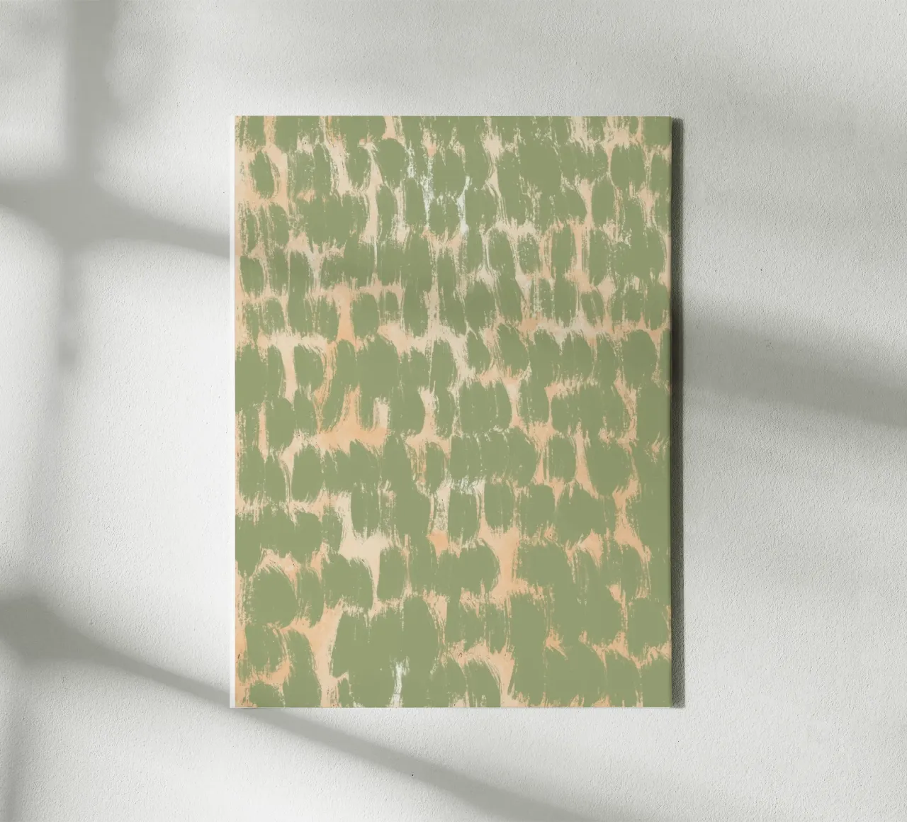 Tiny brushstrokes pattern 02 canvas by Little Dean